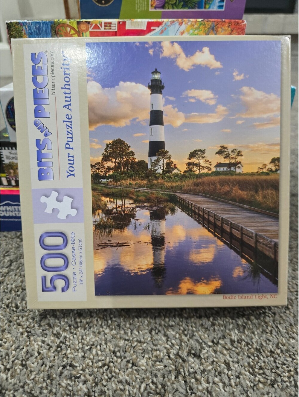 Bits and Pieces 500 Piece Puzzle Bodie Island Light, NC